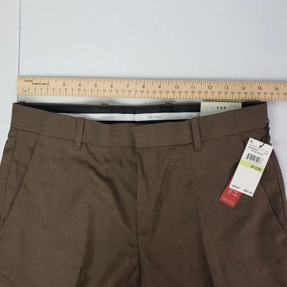 Perry Ellis Pants Men's 30x29 Rain Drum Portfolio Modern Fit Non Iron NWT - Picture 3 of 14